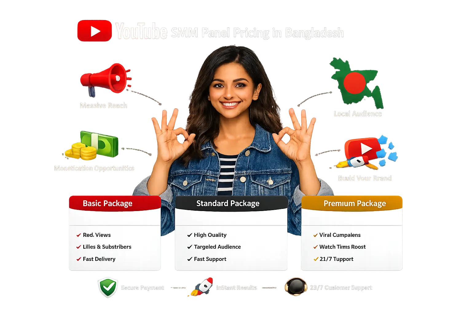 YouTube SMM Panel Pricing in Bangladesh