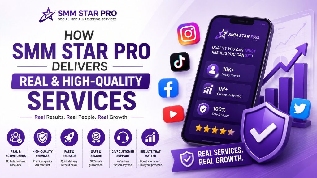 How SMM Star Pro Delivers Real & High-Quality Services