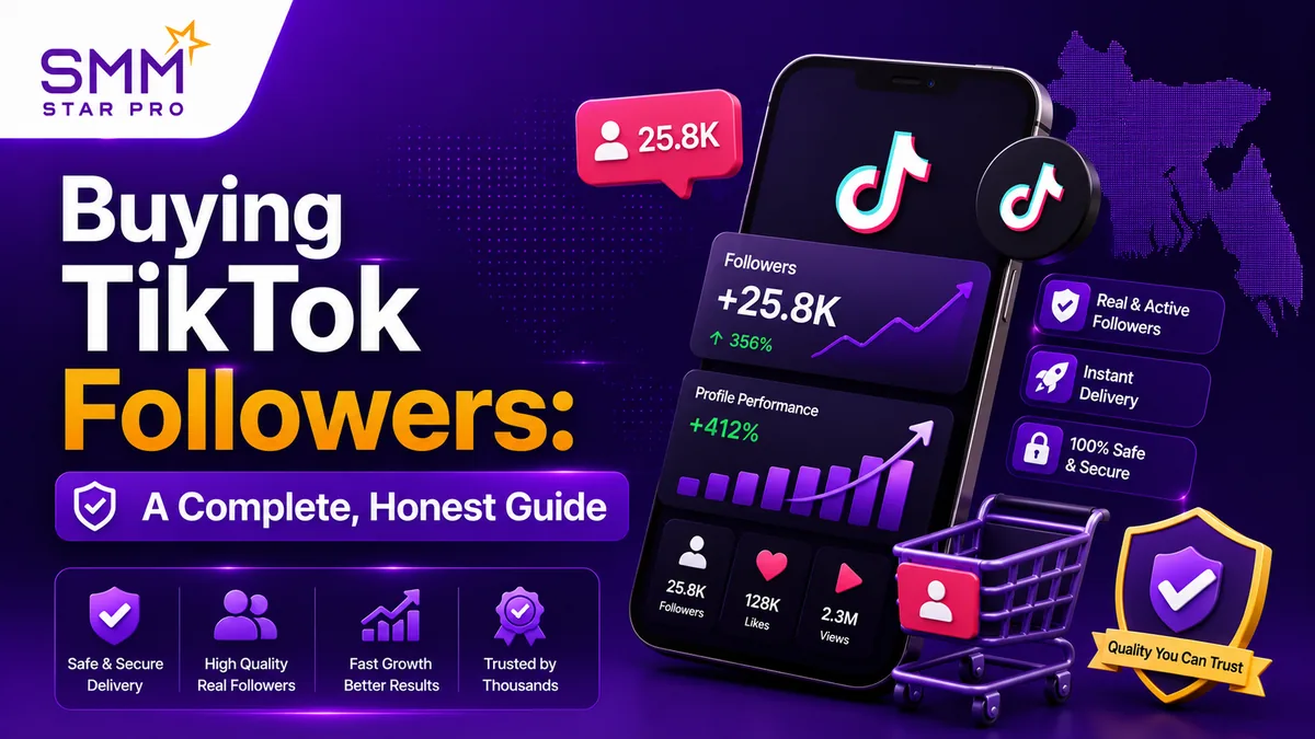 Guide to buying TikTok followers safely with real high-retention accounts