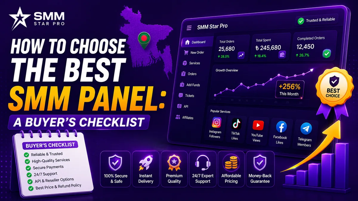 How to choose the best SMM panel for safe social media growth