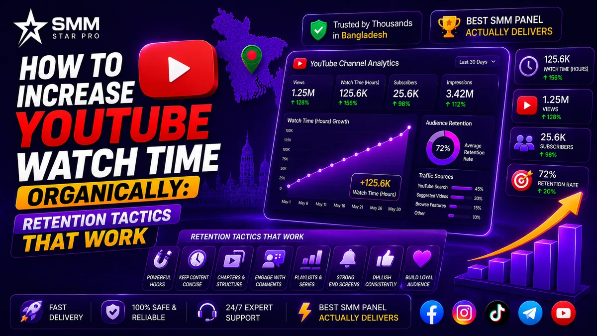 How to increase YouTube watch time for monetization and ranking